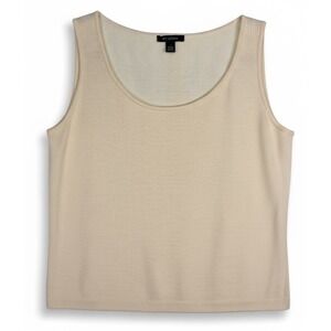 Vintage Y2K St. John Santana Knit Scoop Neck Shell Cami‎ Tank Top – Size L